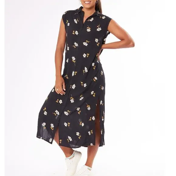 chinese dress ladies Days End Dress - Black Sands